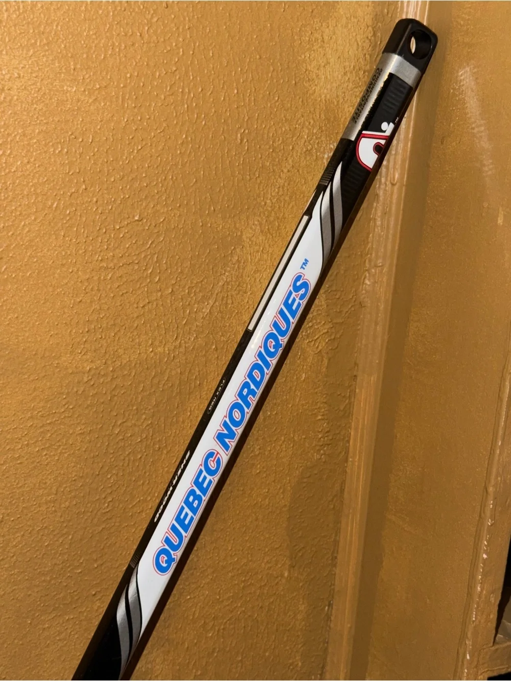 NHL Vintage Hockey Sherwood Quebec Nordiques Mini Composite Stick Collectible Us - Picture 3 of 16